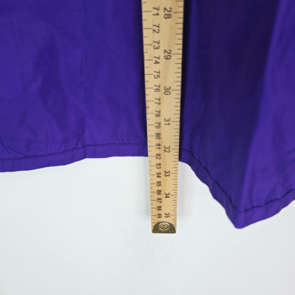 Nike Team LSU Tigers Windbreaker Pullover Mens XL Purple Center Swoosh - Picture 8 of 13